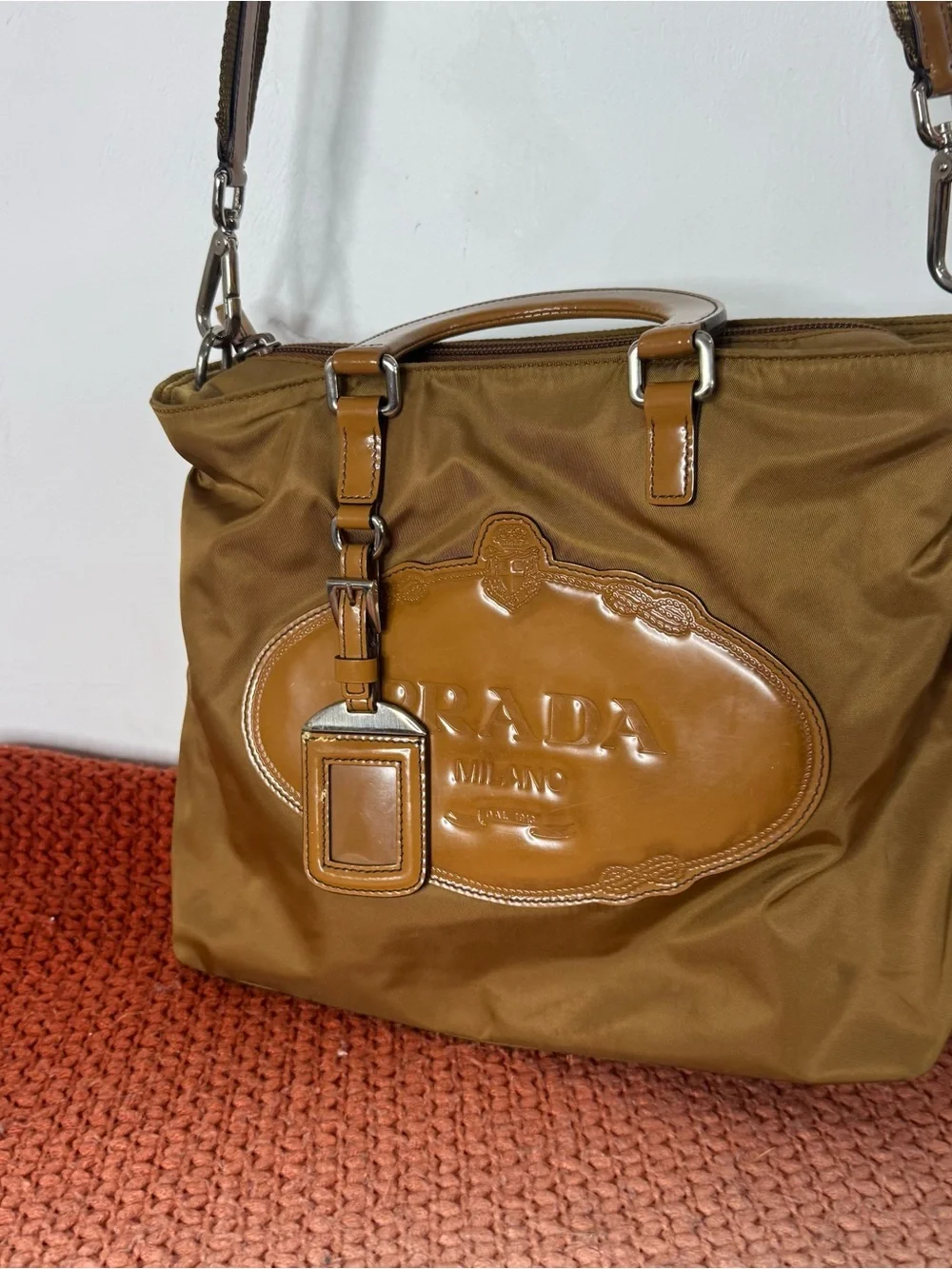 Prada Tessuto Nylon Top Handle Bag - Picture 2 of 14